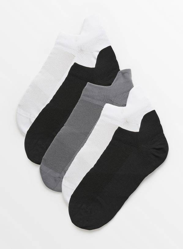 Mono Trainer Socks 5 Pack 6-11